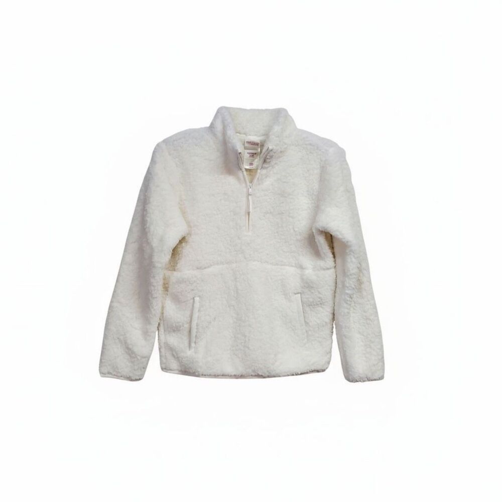 Wonder Nation - Girls XL/14 White Fleece Pullover Sleepwear - Picture 2 of 10